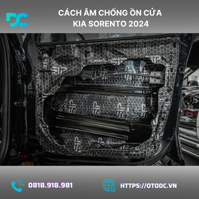 Cách Âm Chống Ồn Cửa Kia Sorento 2024 Chính Hãng Ability